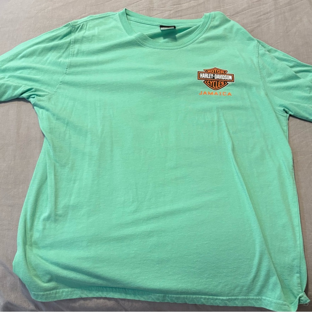 Harley-Davidson Mint Green Long Sleeve Tee